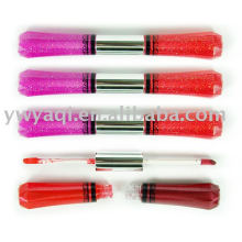 double-ended lip gloss/ duo lip gloss / 2 in 1 lip gloss